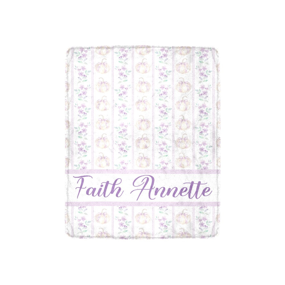 Preppy Pumpkin Blanket (B205)