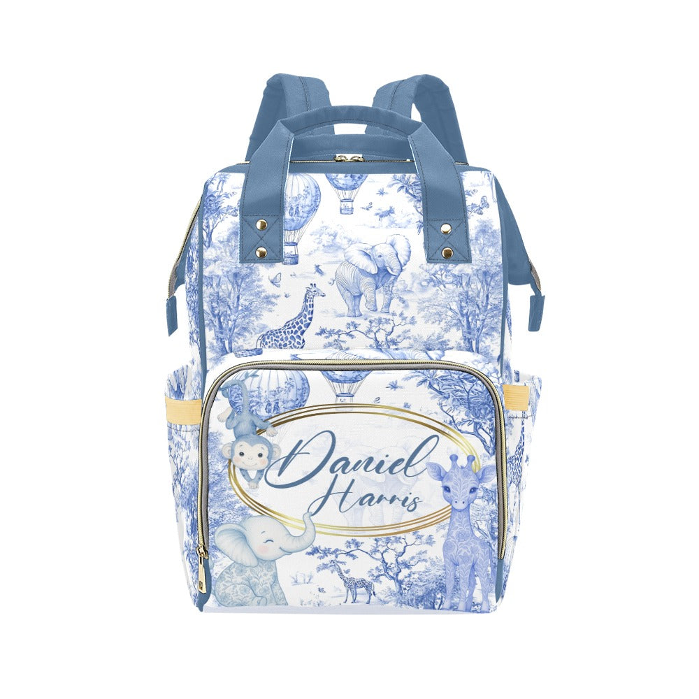 Toile De Jouy Safari Diaper Bag (A189)