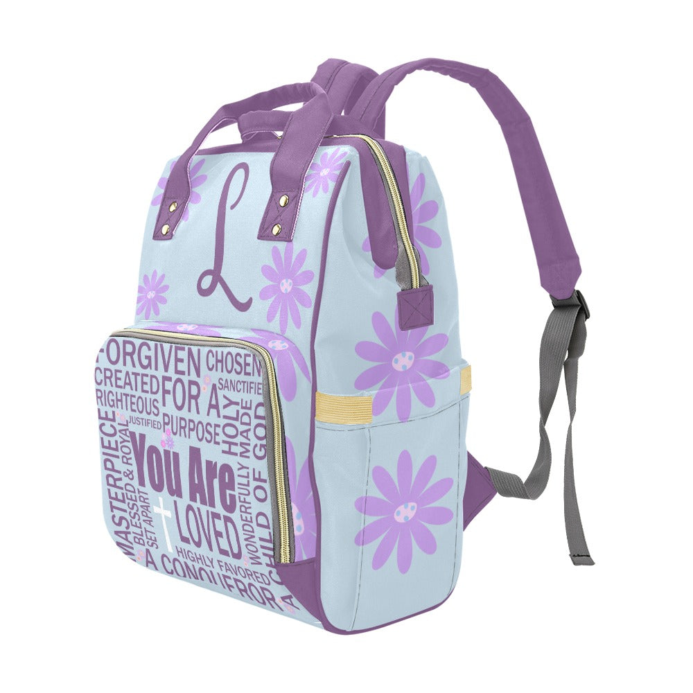 Christian Affirmations Diaper Bag (A068) (Blue)