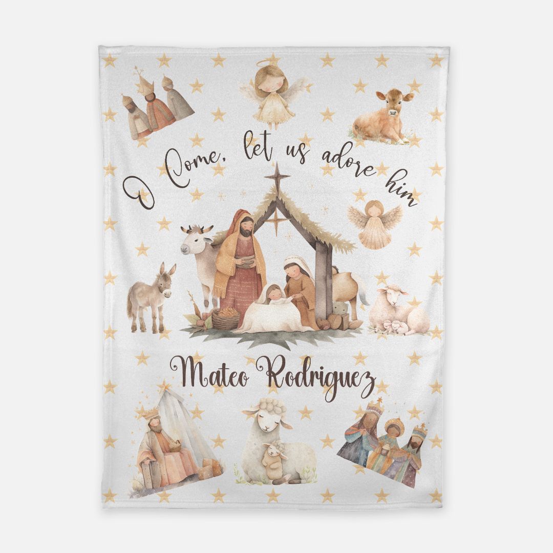 Nativity Scene Blanket (B048)