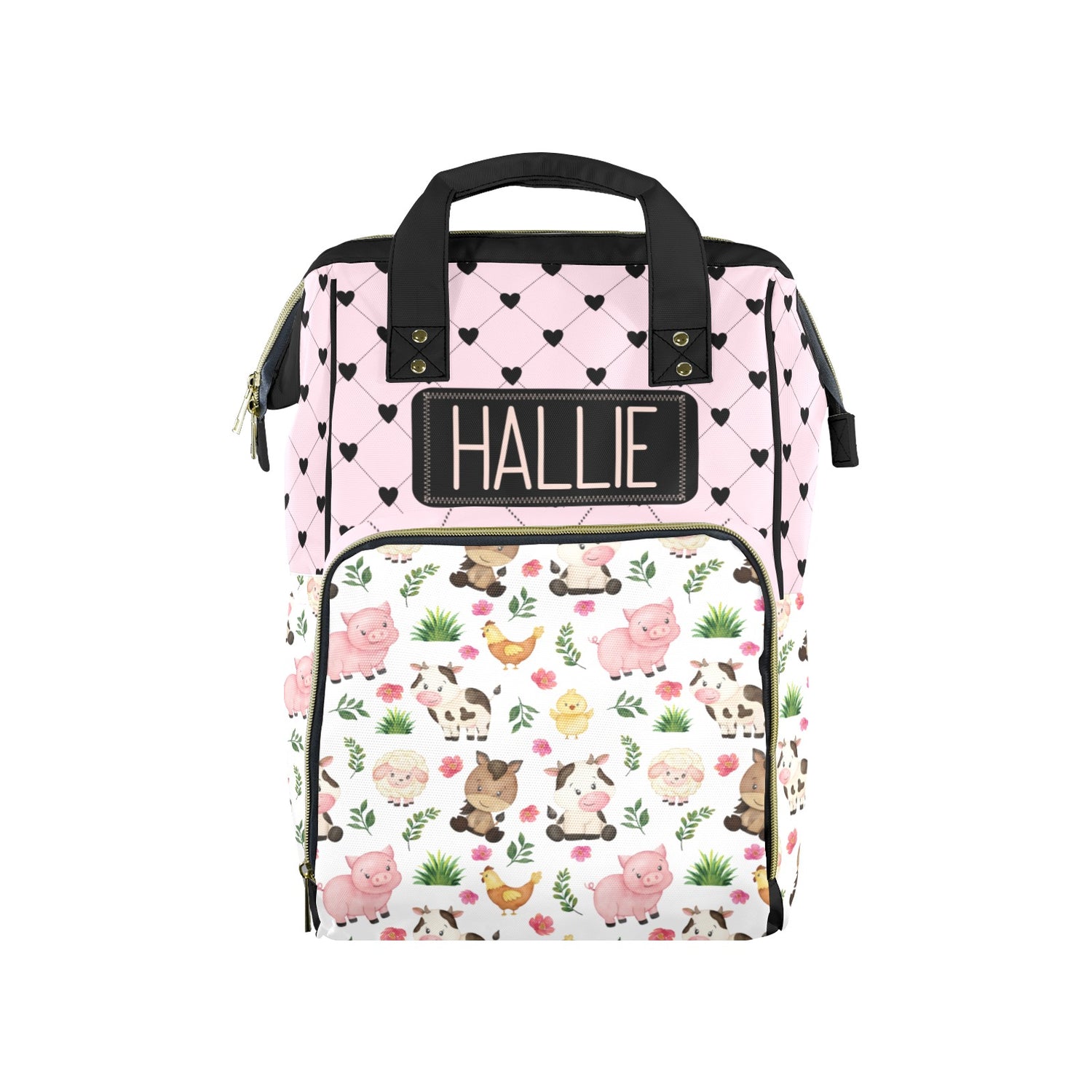 Little Farmer Diaper Bag (Pink)(A247)
