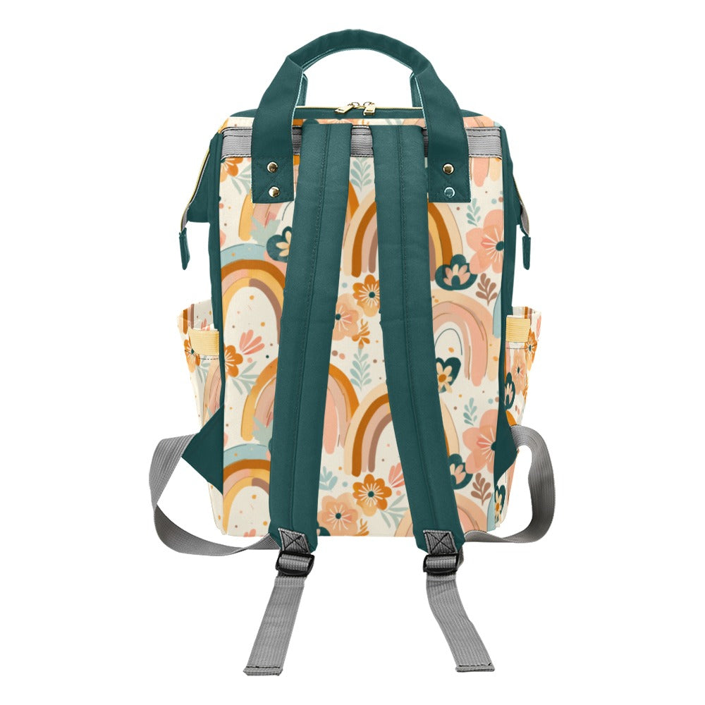 Retro Rainbow Diaper Bag (A129)