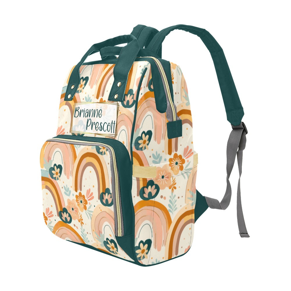 Retro Rainbow Diaper Bag (A129)