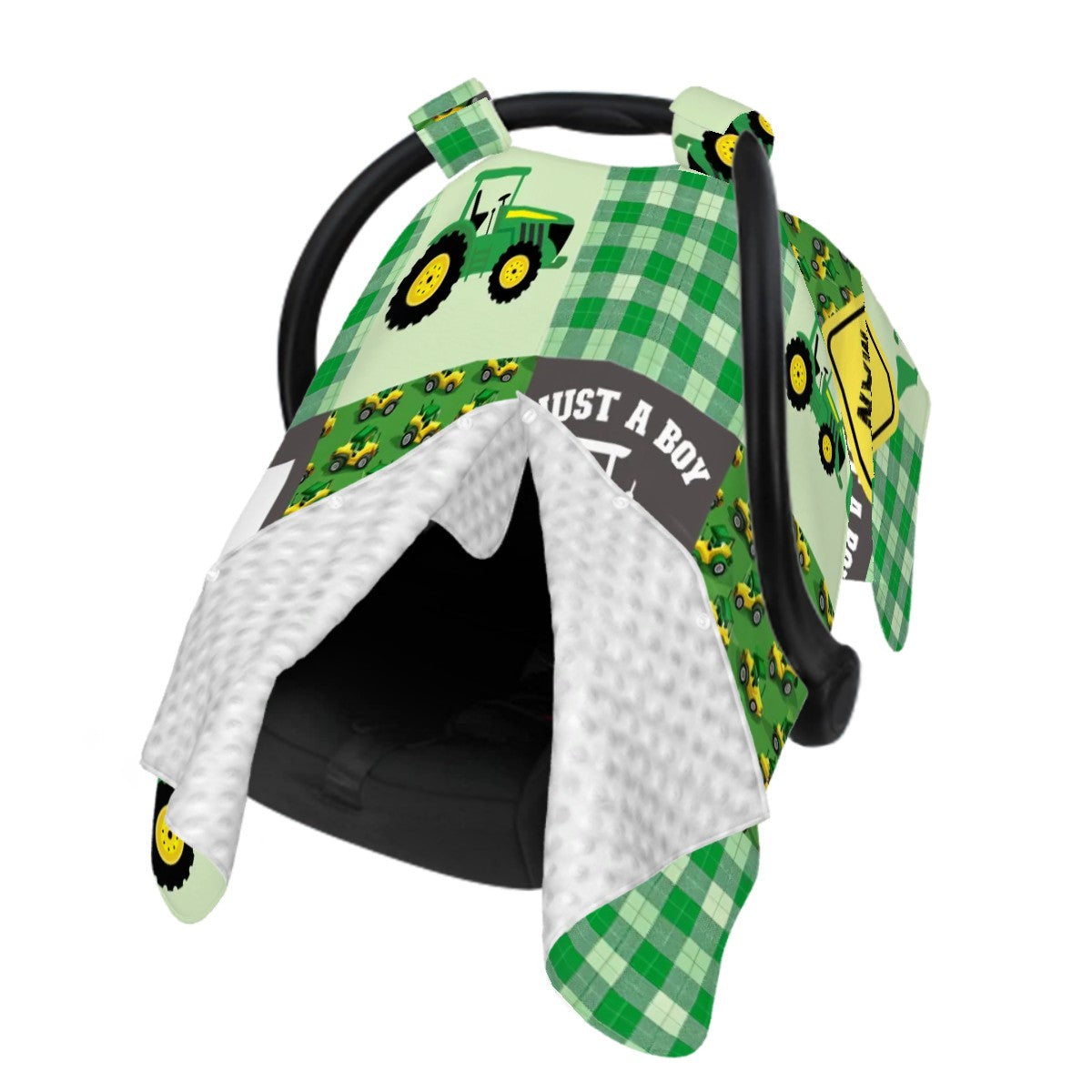 Tractor Trails Car Seat Cover (A245)