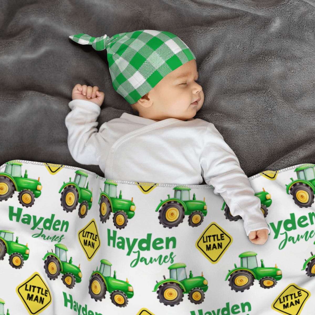 Tractor Trails Swaddle Set (B321)