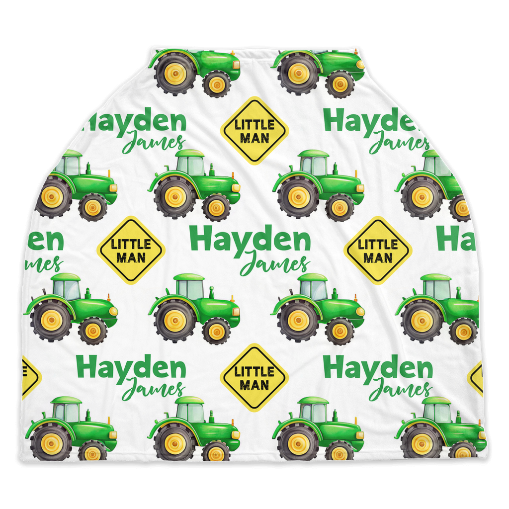 Tractor Trails Car Seat Cover (A245)