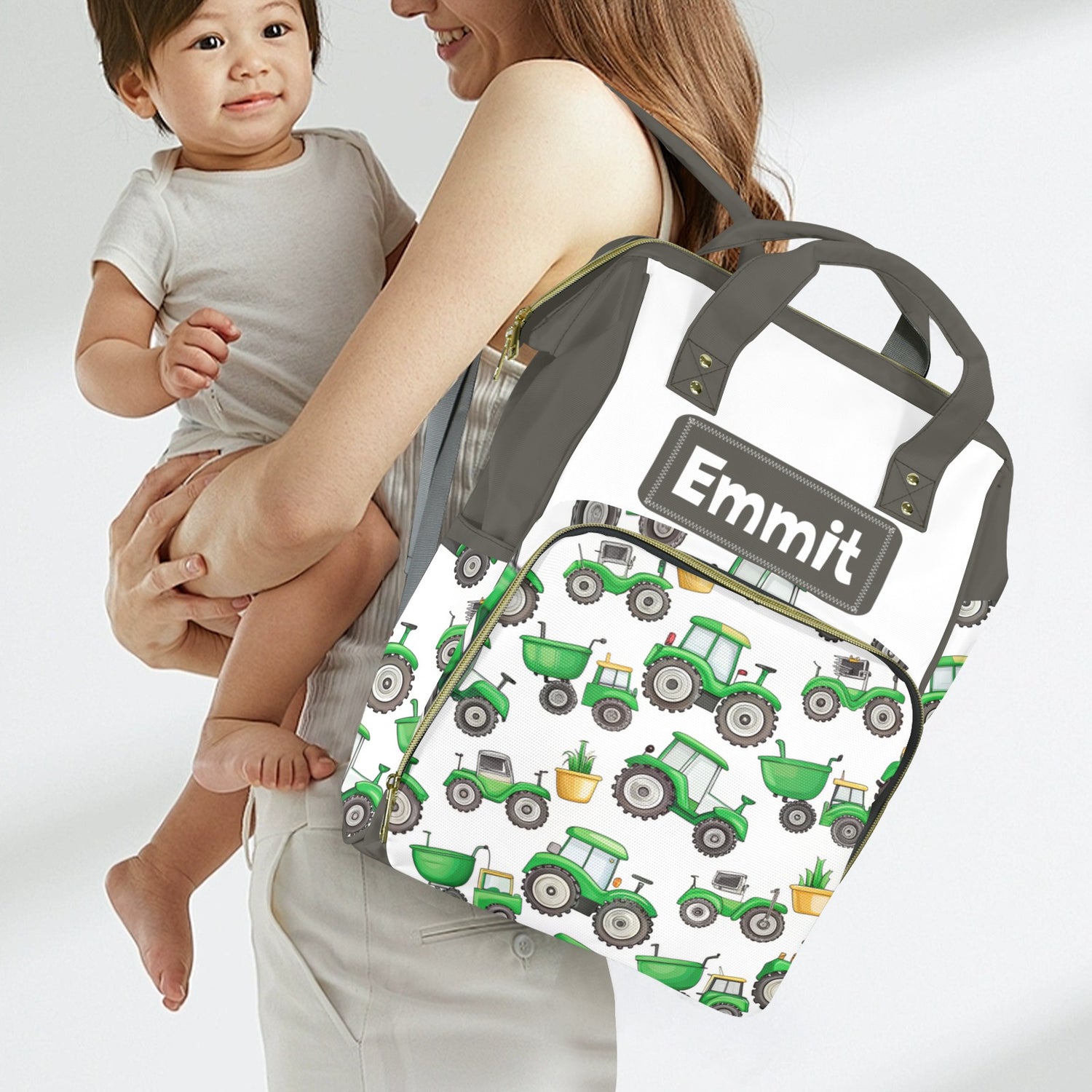 Tractor Trails Diaper Bag (A248)