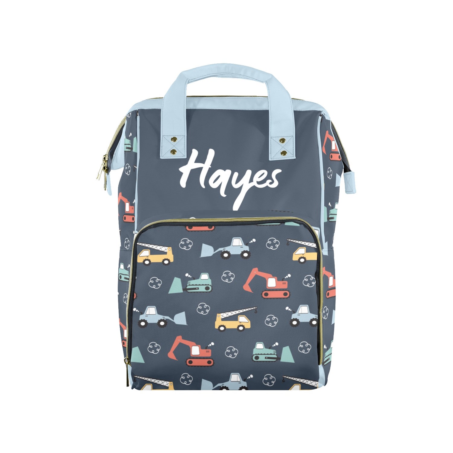 Little Man Construction Diaper Bag (A249)