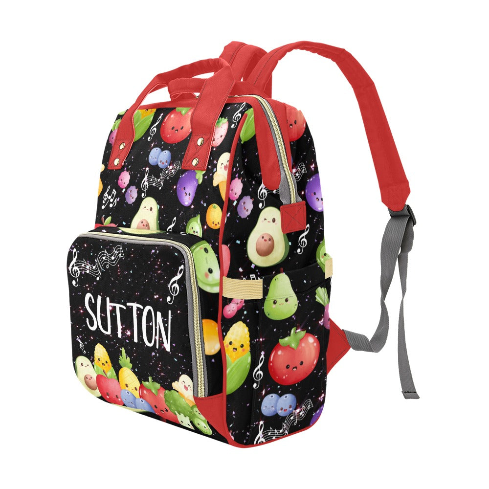Kawaii Fruits 'n Veggies Party Diaper Bag (A175)