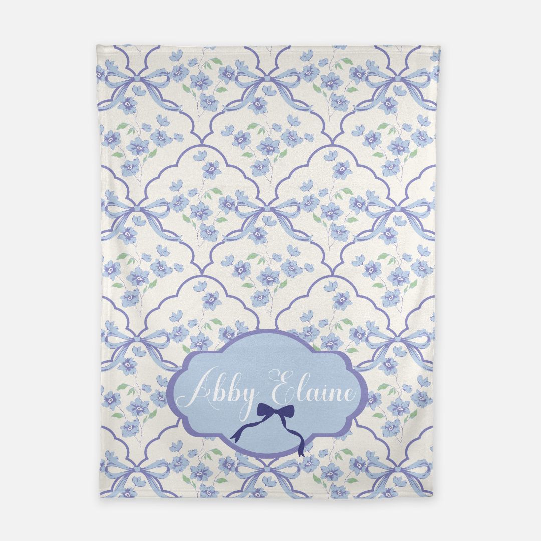 Abby Elaine's Blossoming Bows Blanket (B127)