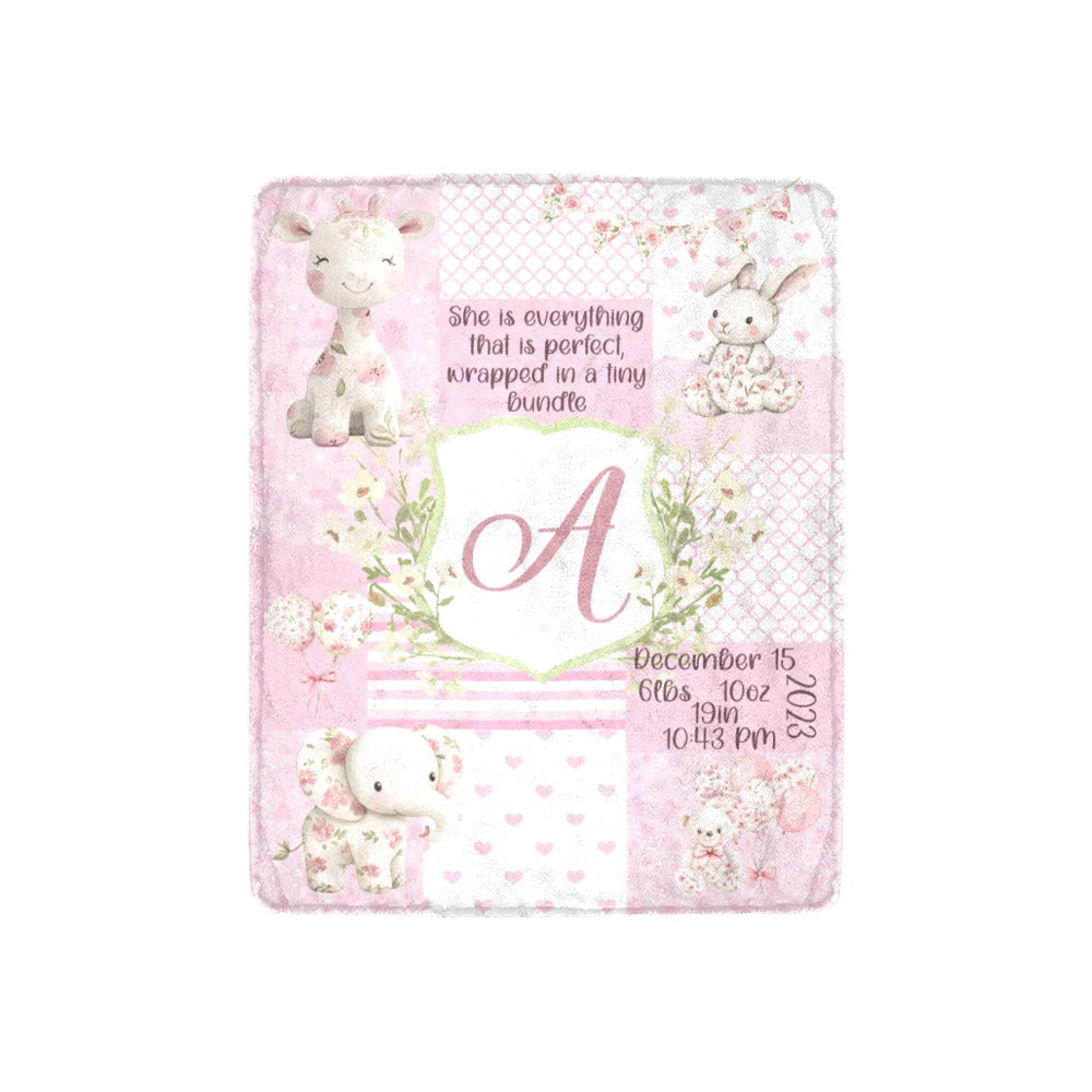 Heirloom Cuddles Blanket (Pink)(B125)