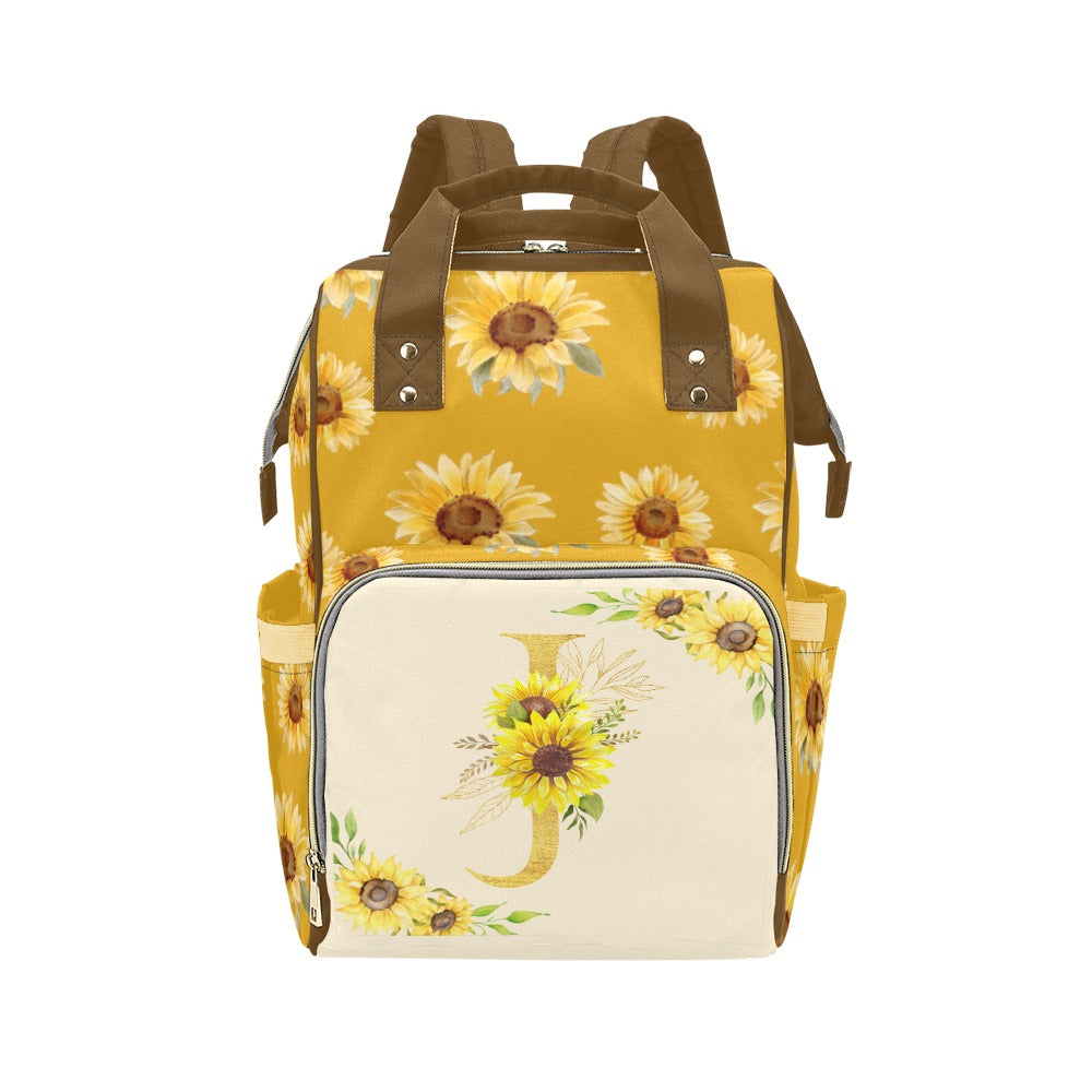 Sunflower Monogram Accessories Set (Bun067)