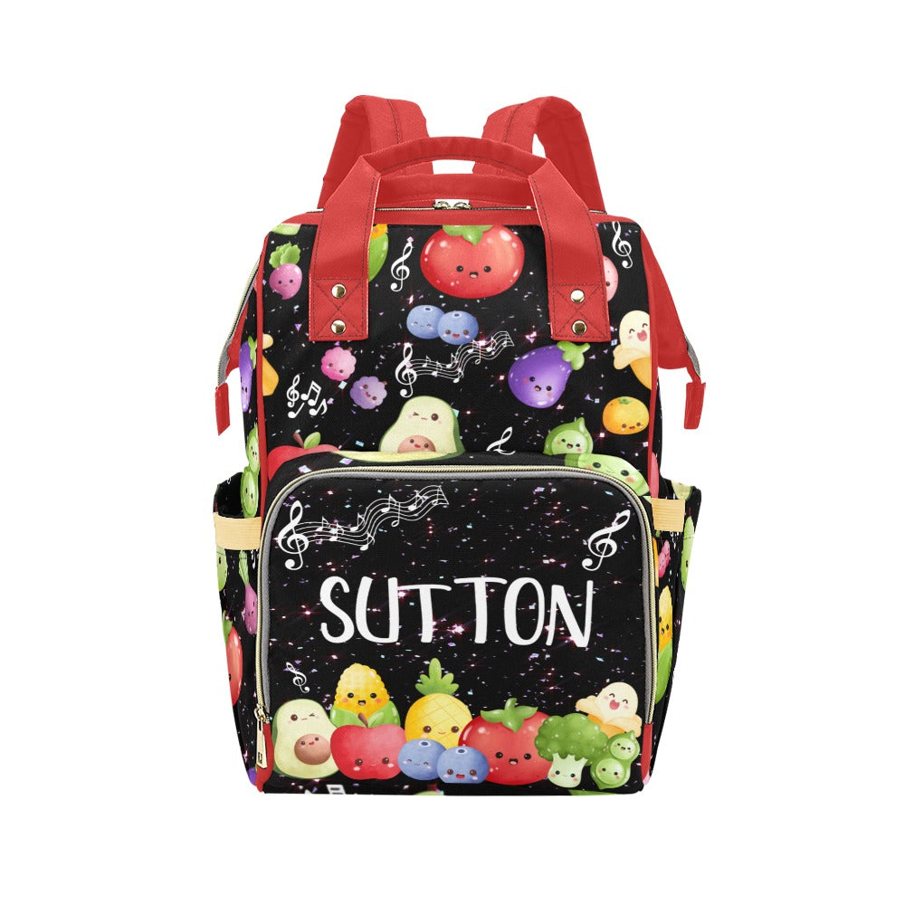 Kawaii Fruits 'n Veggies Party Diaper Bag (A175)