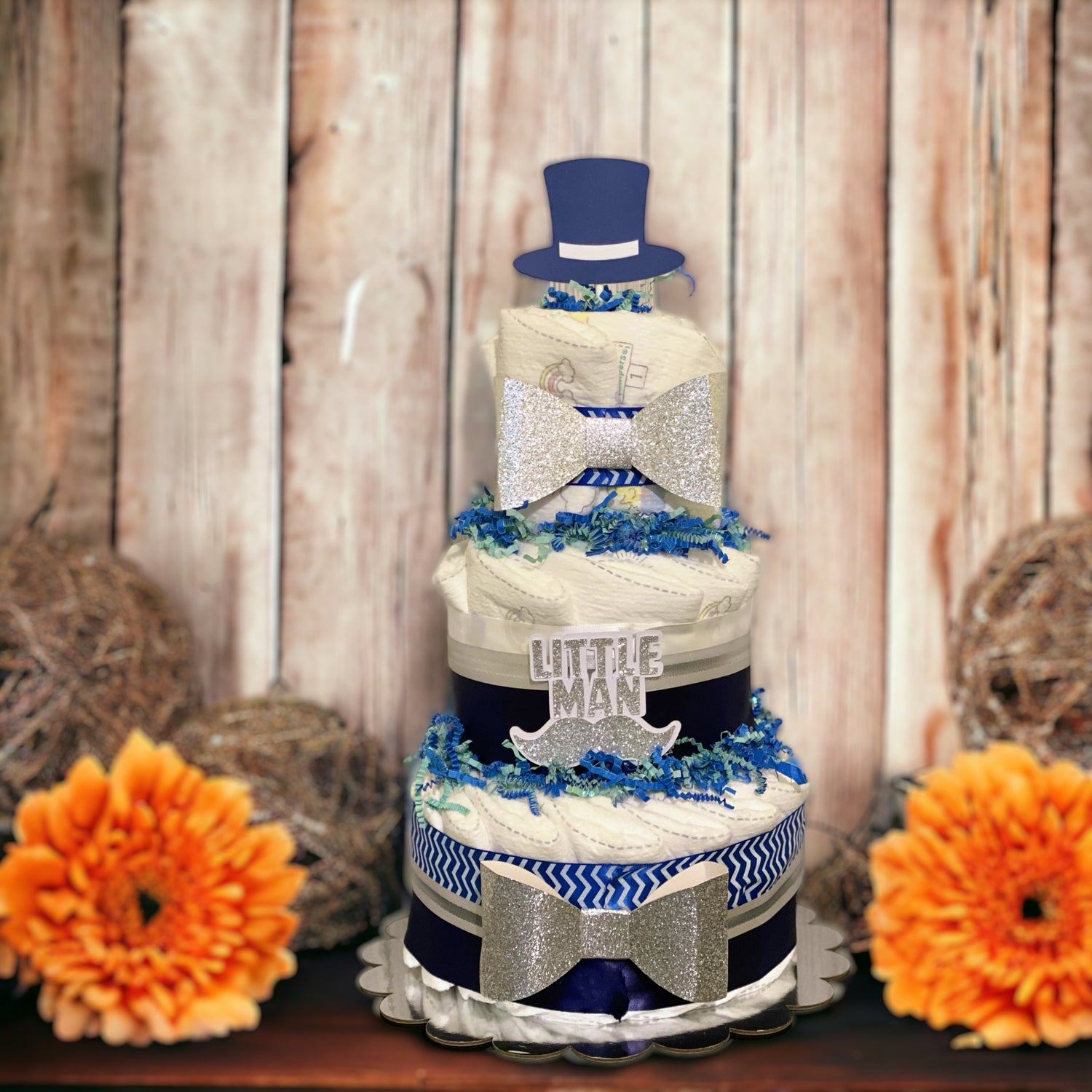 Little Man Diaper Cake