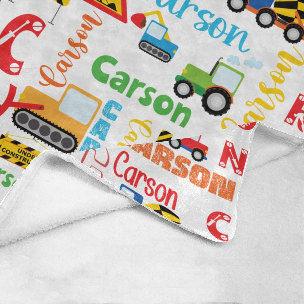 Tiny Truck Crew Blanket (B325)