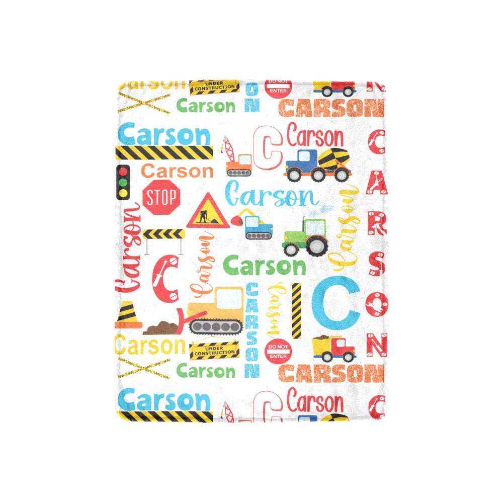 Tiny Truck Crew Blanket (B325)