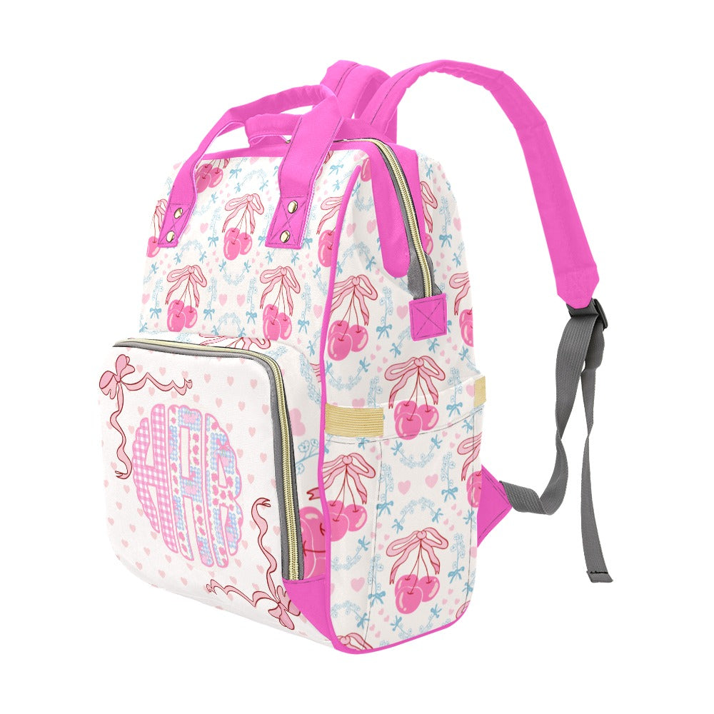 Silly Goose: Sweet Cherry Field Diaper Bag (A166)