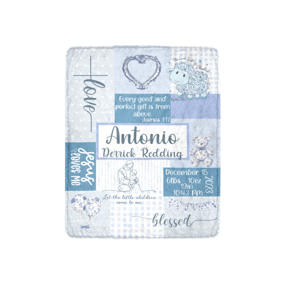 The Lord is my Shepherd Blanket (B254)