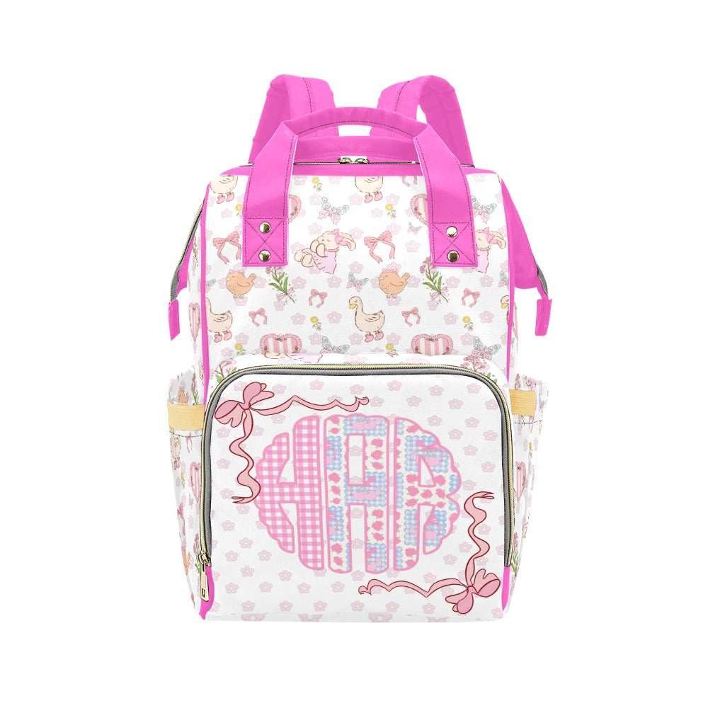 Silly Goose: Kawaii Coquette Friends Diaper Bag (A167)