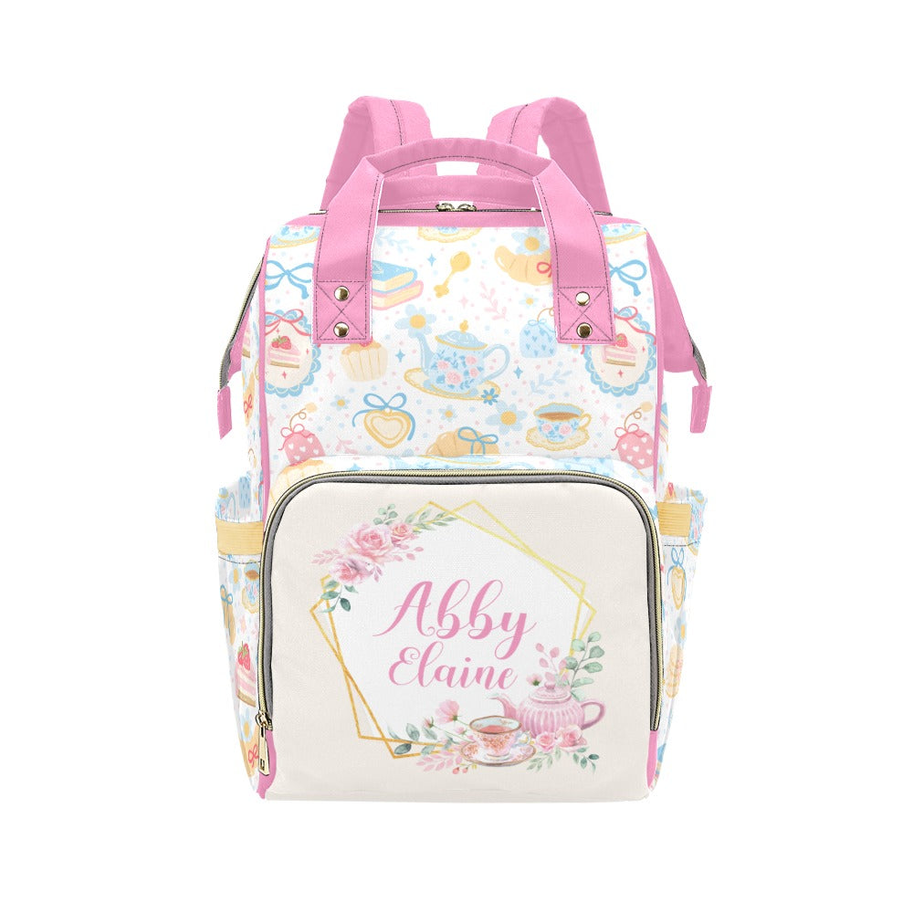 Abby Elaine Tea Party Diaper Bag (A118)