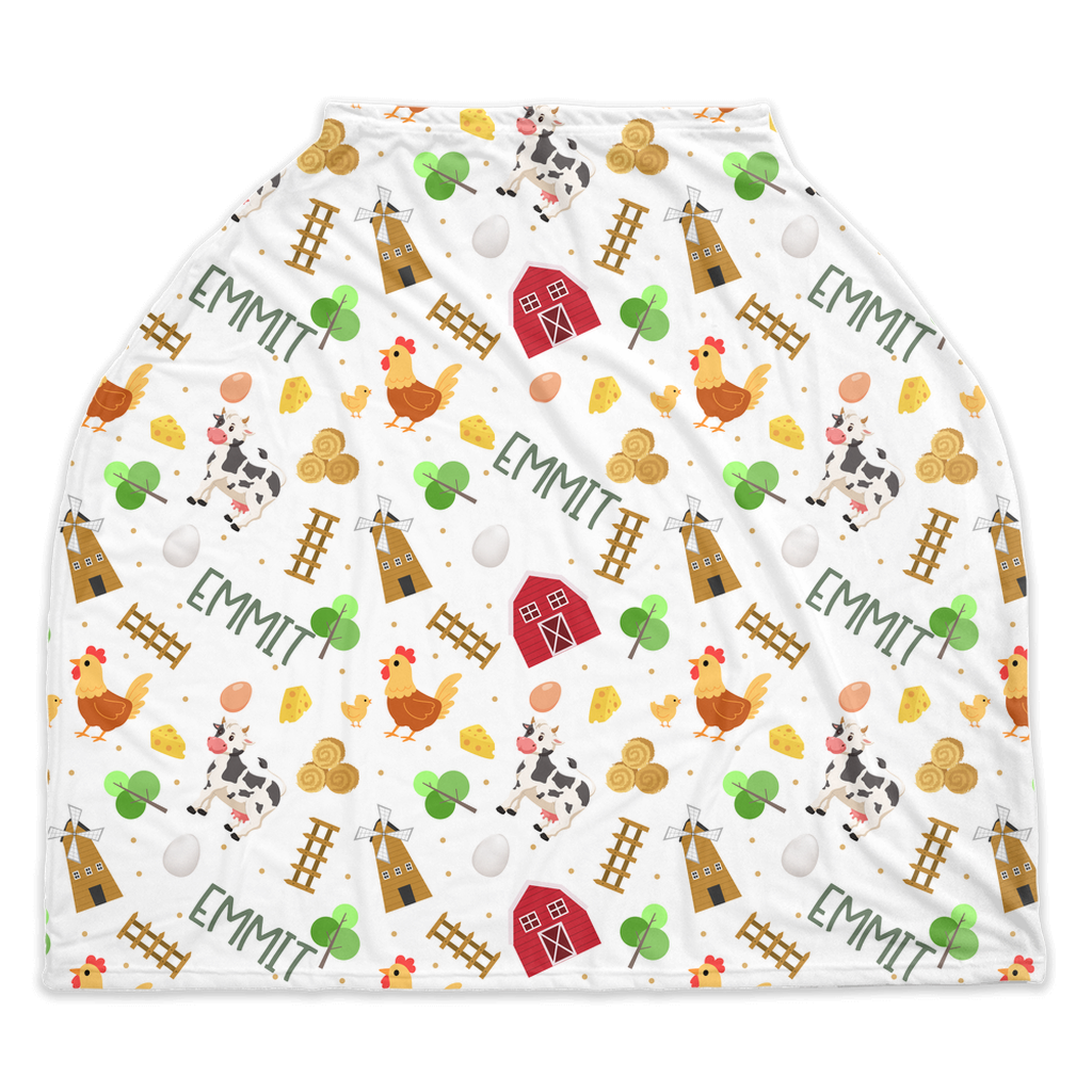 Little Farmer Car Seat Cover (A243)
