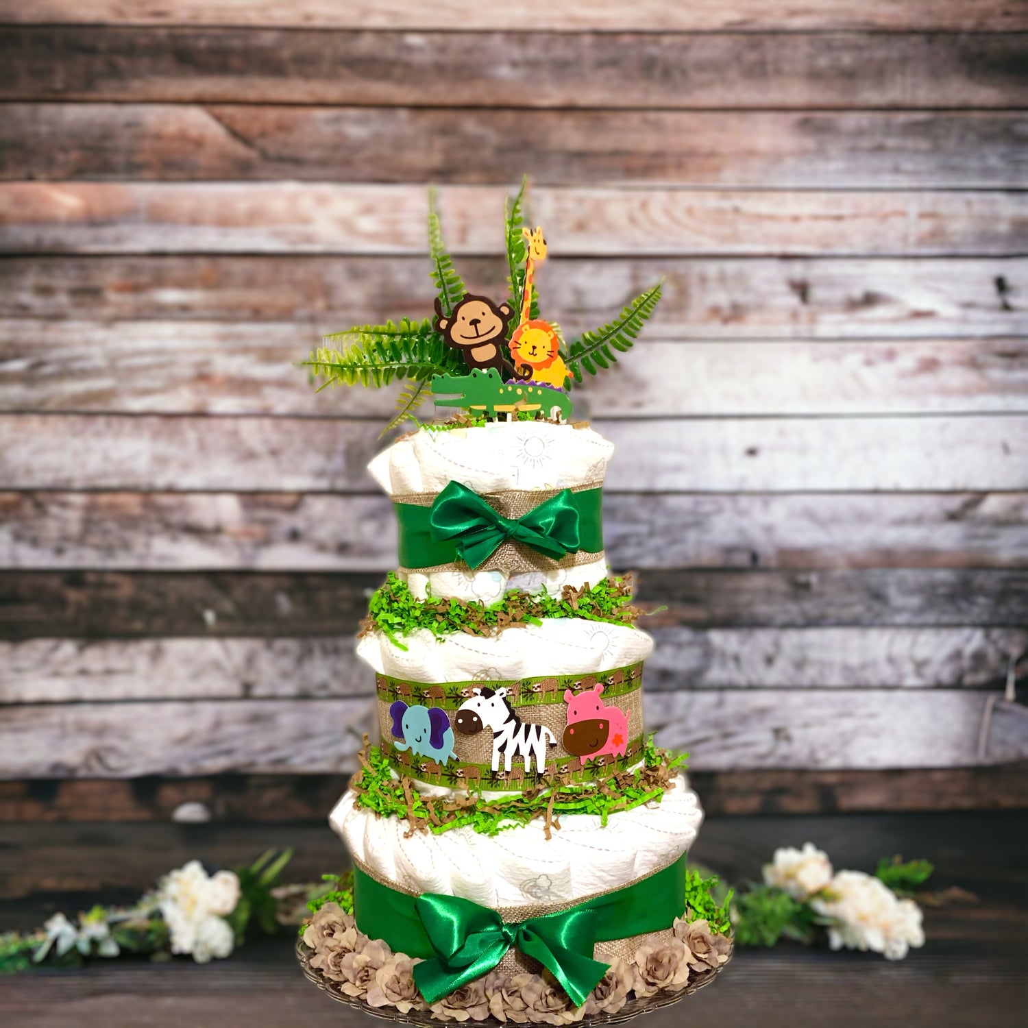 Safari Diaper Cake