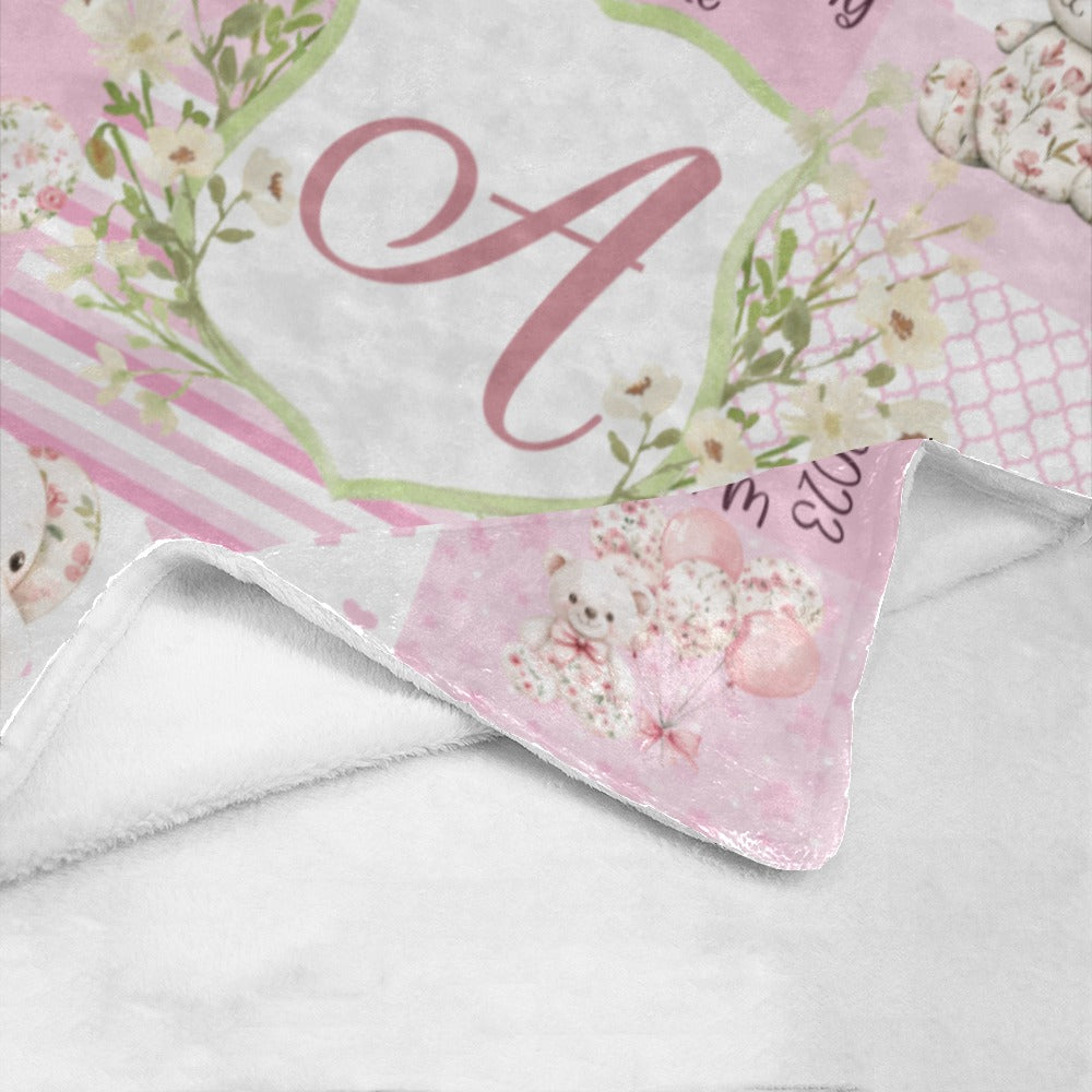 Heirloom Cuddles Blanket (Pink)(B125)