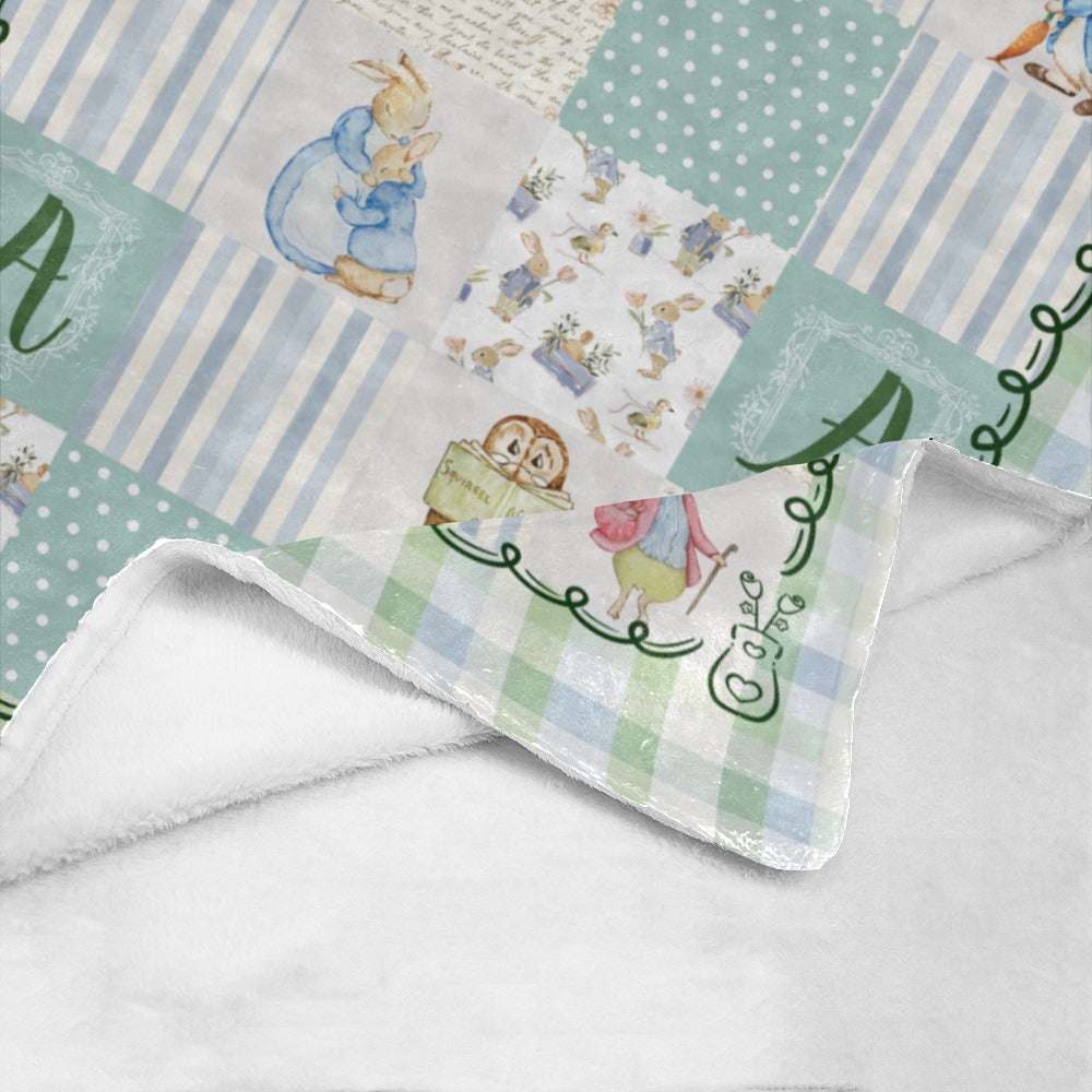 Storybook Bunny Patch Blanket (B290)