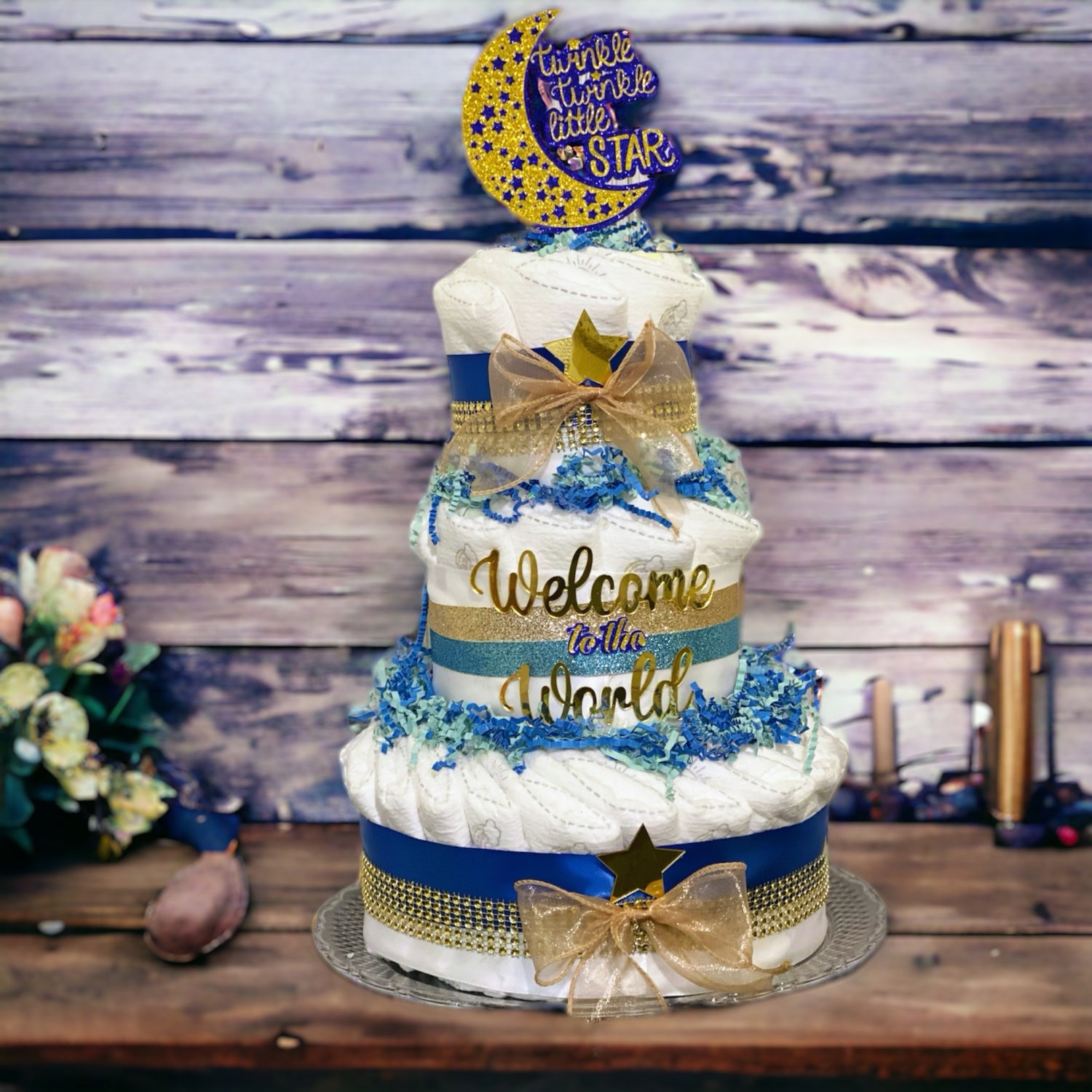 Twinkle Twinkle Little Star Diaper Cake