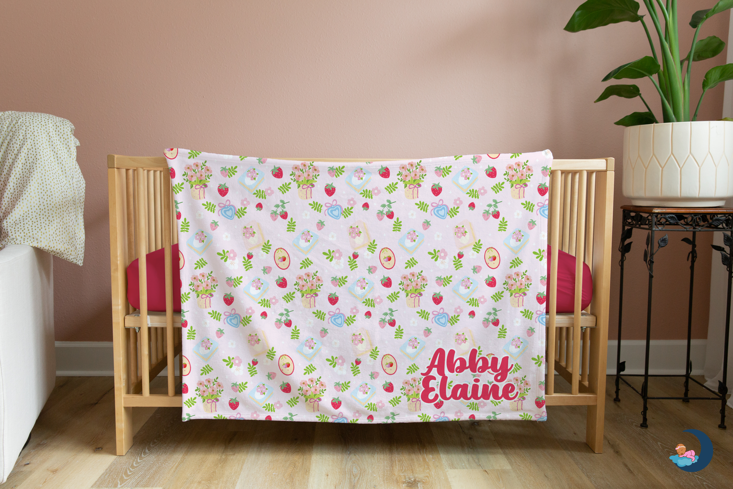 Abby Elaine's Coquette Picnic Pattern Blanket (B134)