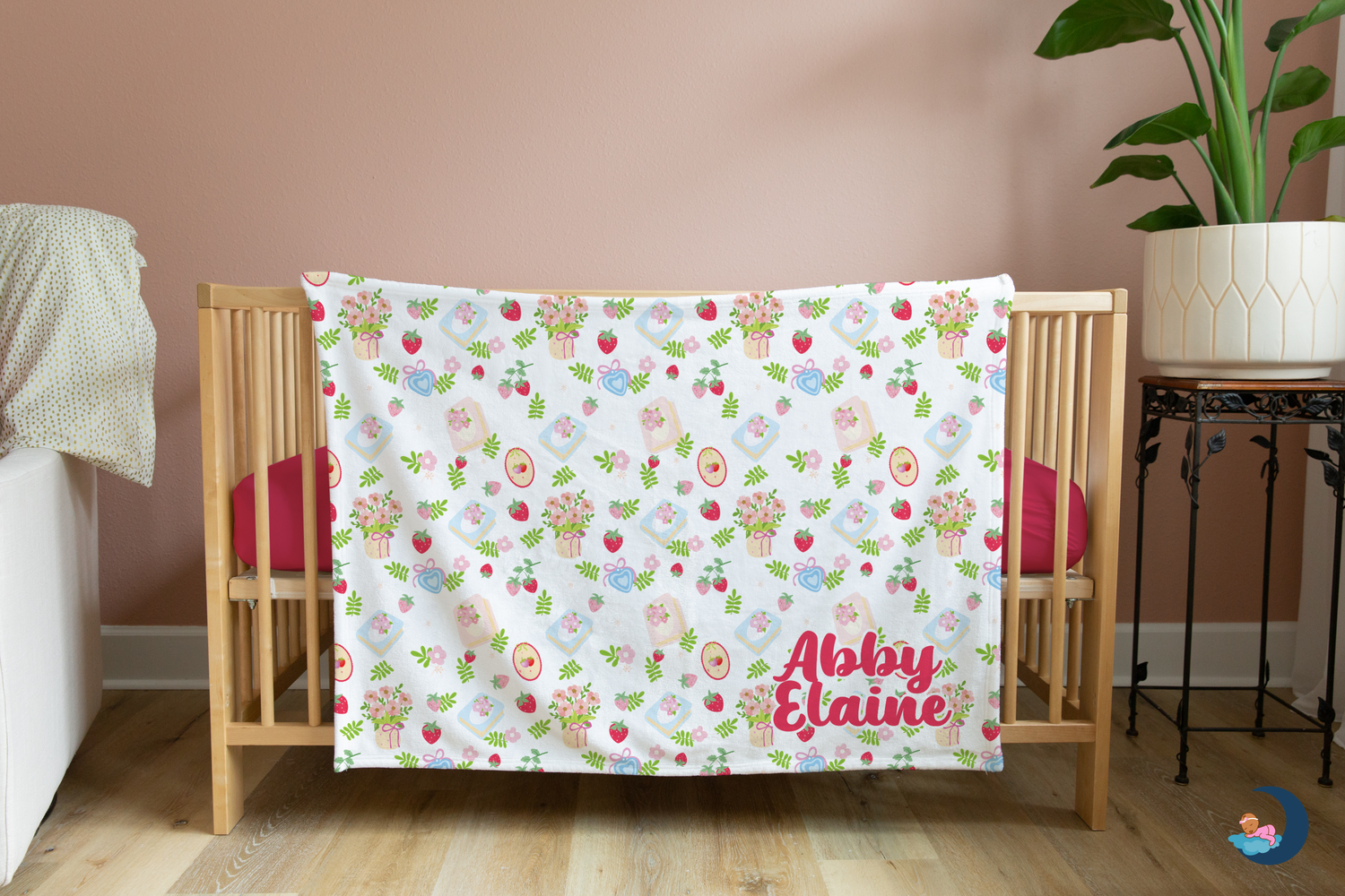 Abby Elaine's Coquette Picnic Pattern Blanket (B134)