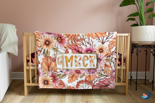 Autumn Flowers Blanket (B221)