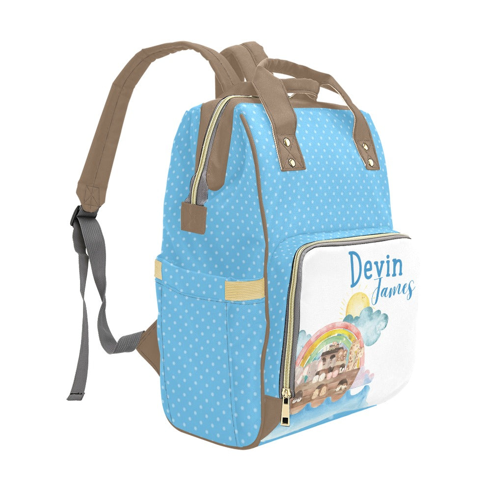 Noah's Ark Diaper Bag (Blue) (A001)