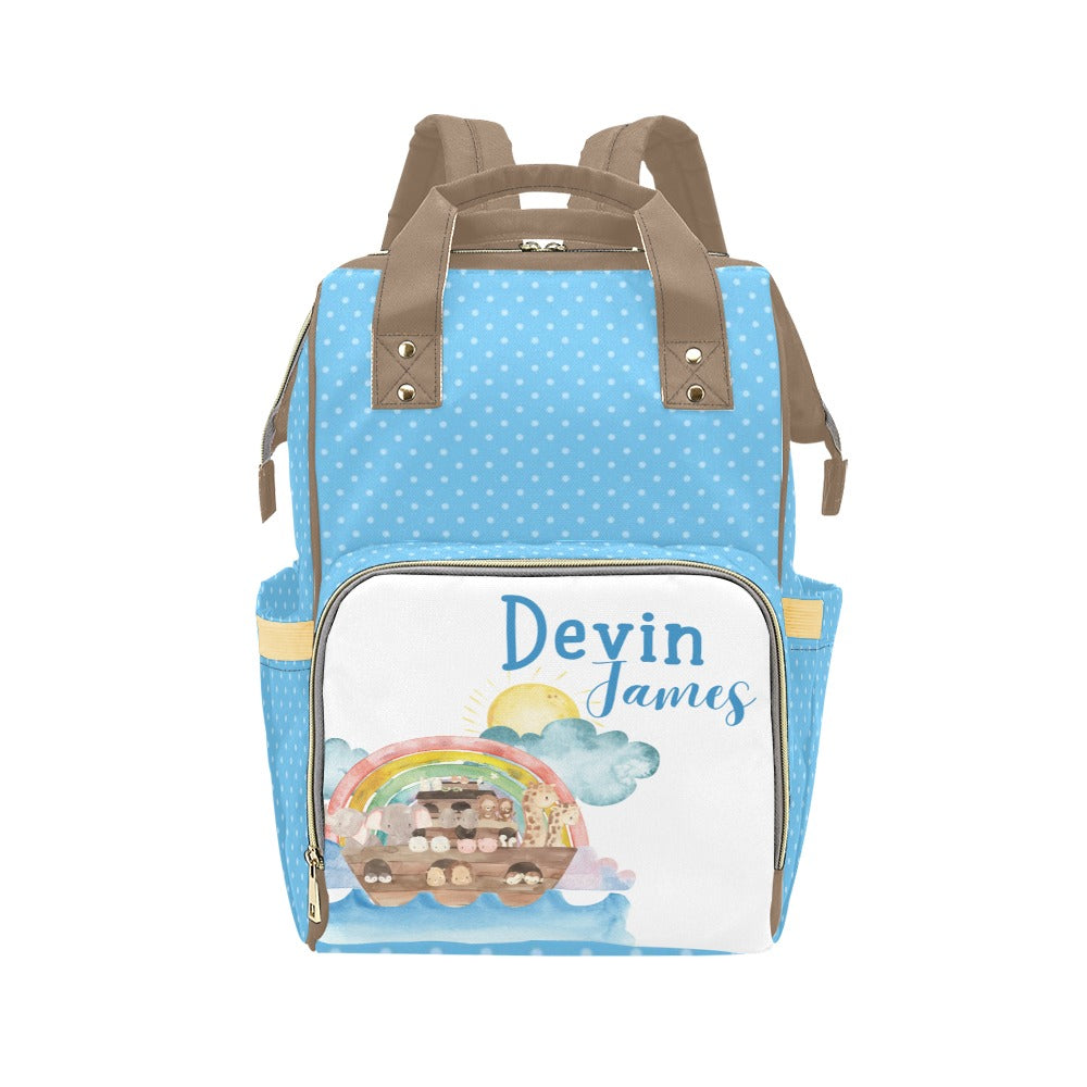 Noah's Ark Diaper Bag (Blue) (A001)