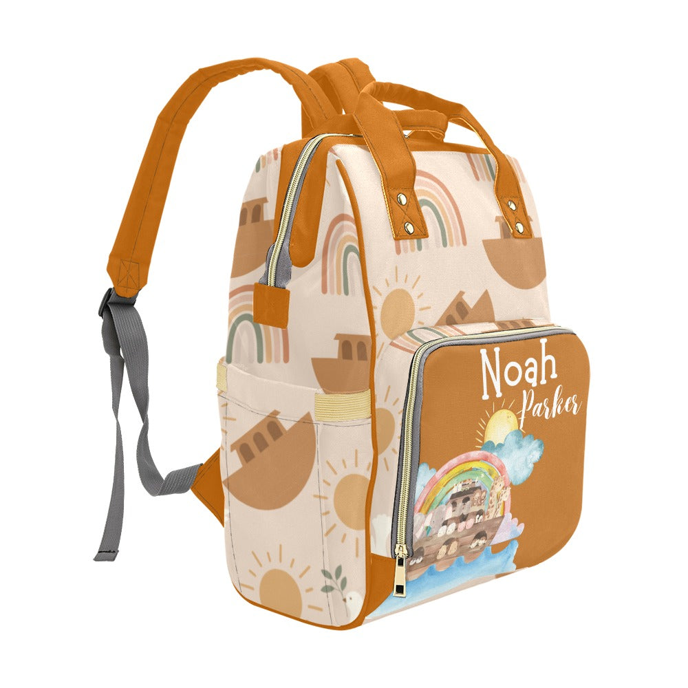 Noah's Ark Diaper Bag (Brown) (A002)