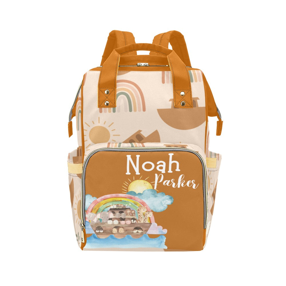 Noah's Ark Diaper Bag (Brown) (A002)