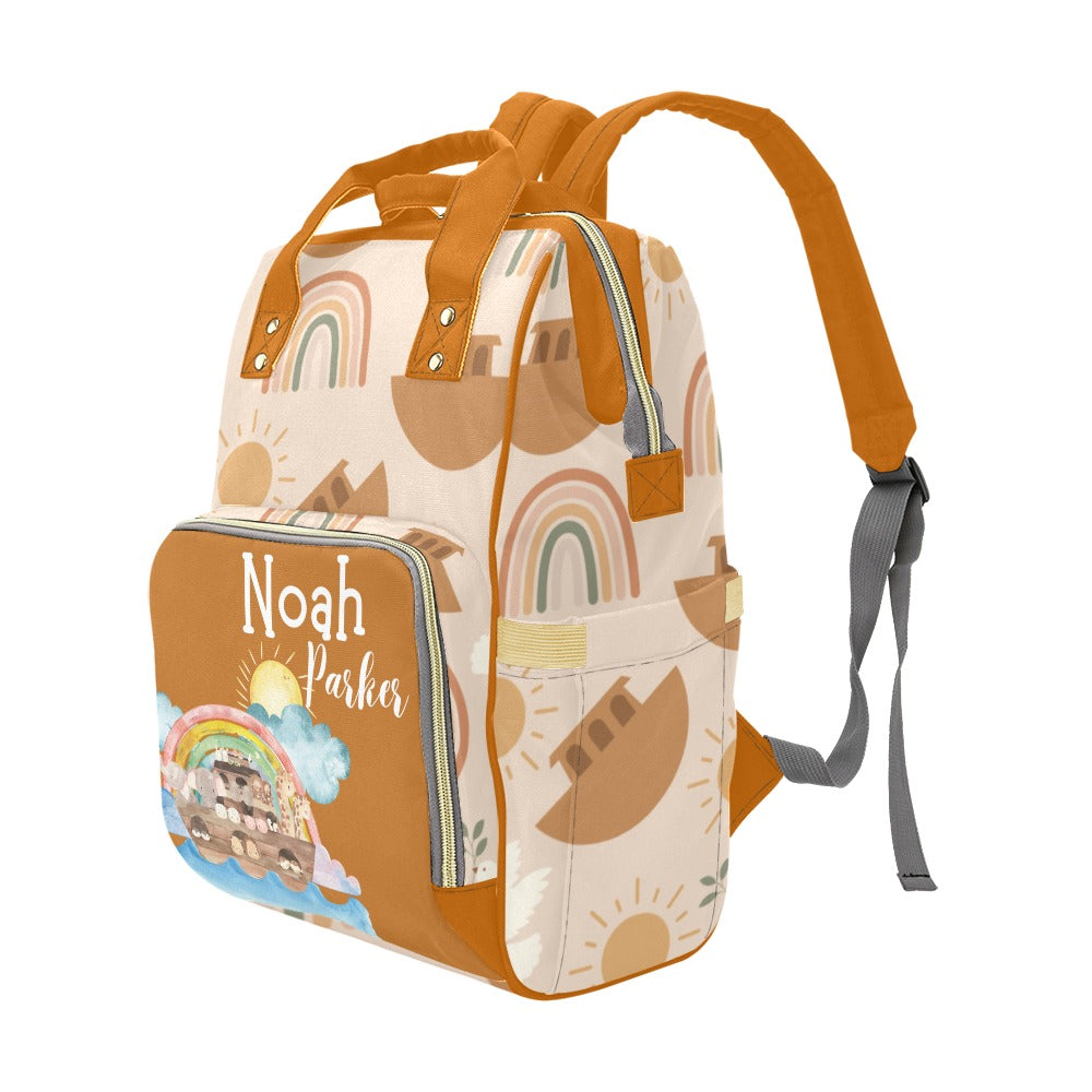 Noah's Ark Diaper Bag (Brown) (A002)