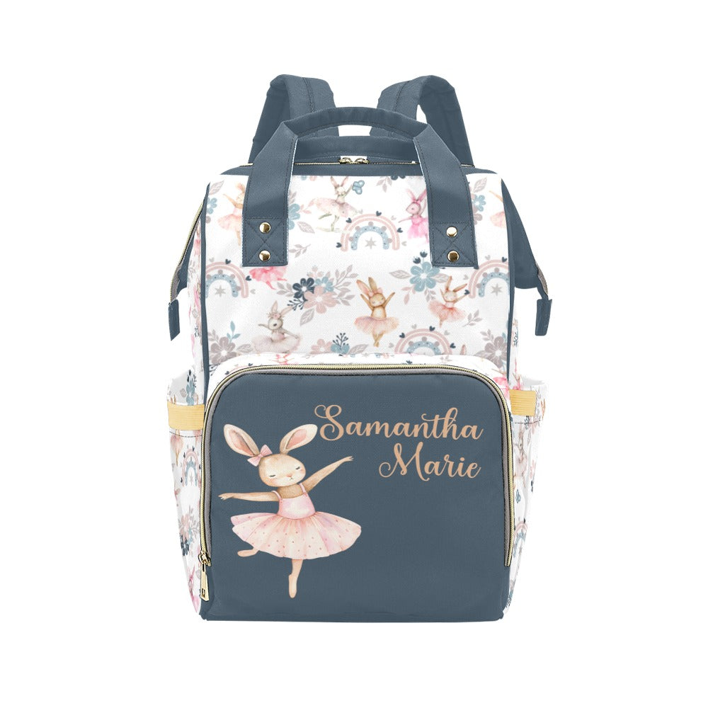 Bunny Ballerina Diaper Bag (A046)