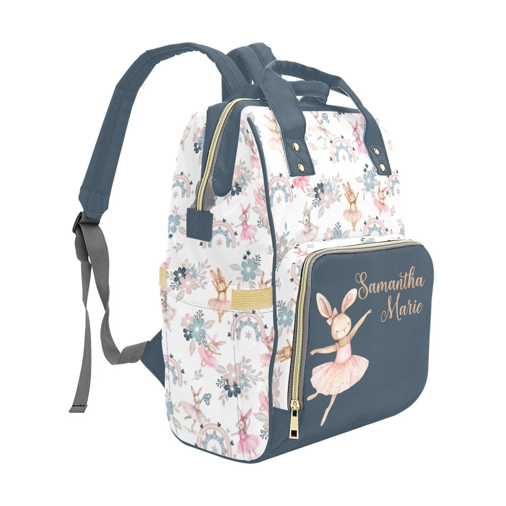 Bunny Ballerina Diaper Bag (A046)