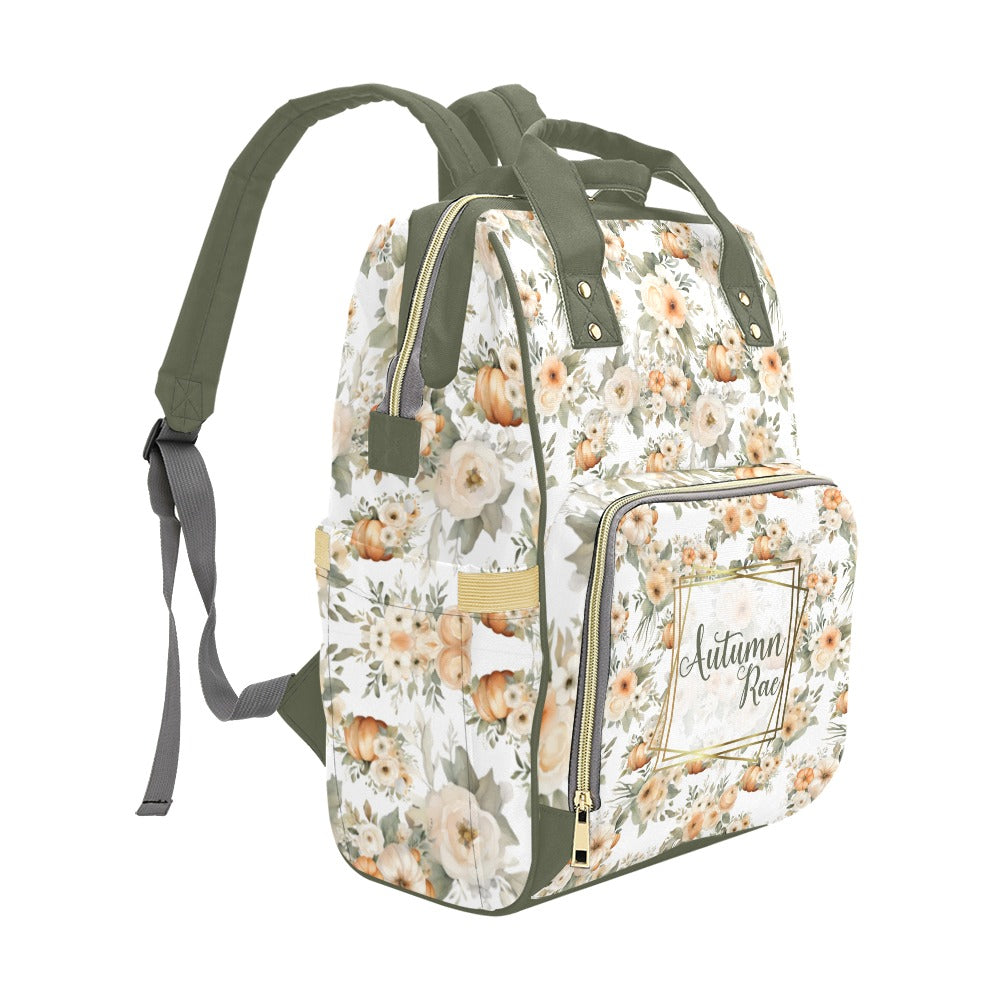 Autumn Pumpkins Diaper Bag (A031)