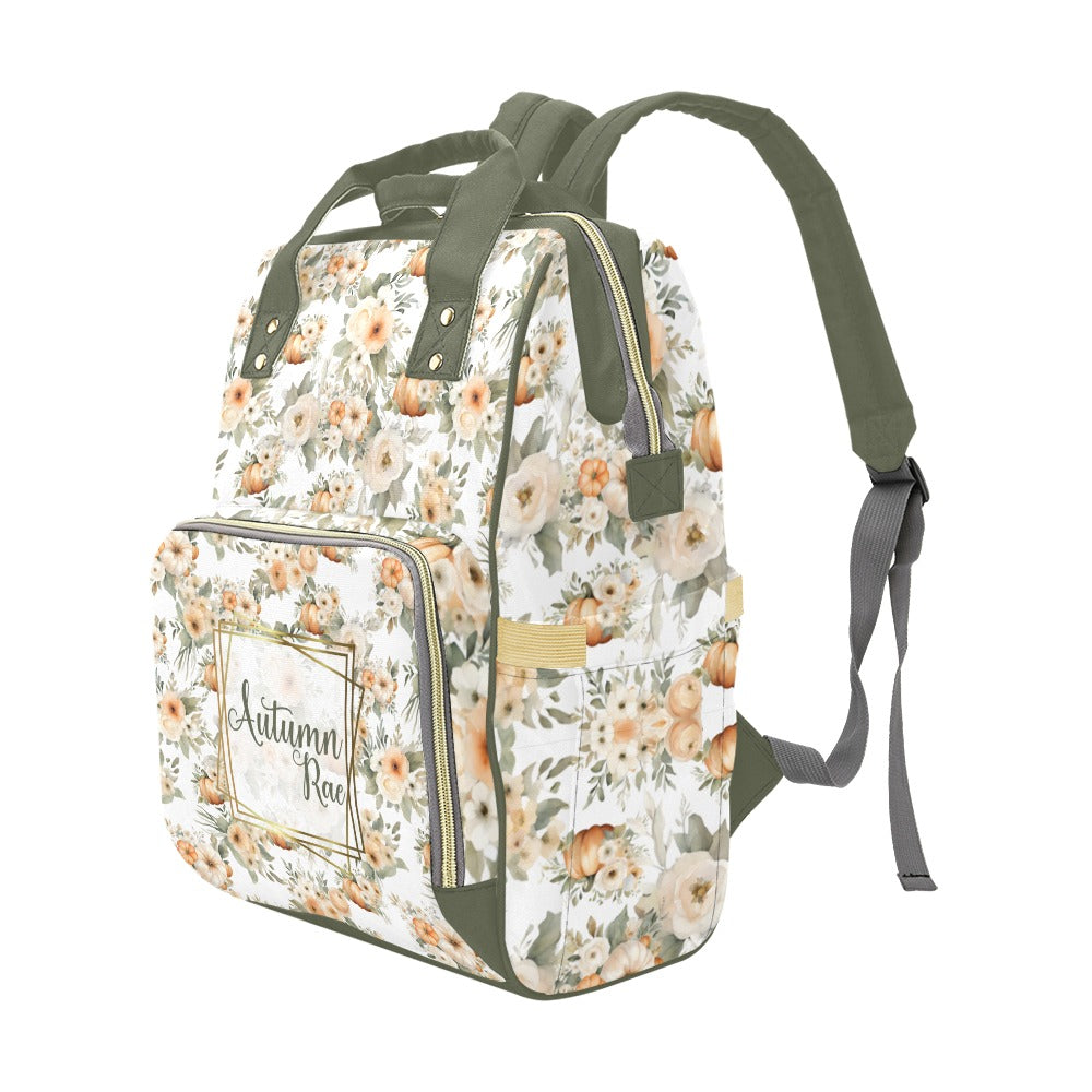 Autumn Pumpkins Diaper Bag (A031)