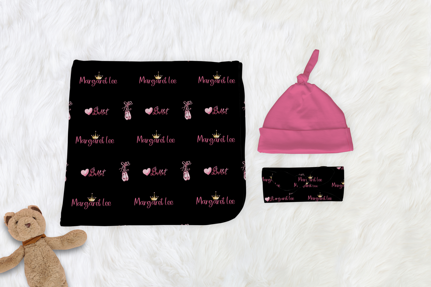 Ballerina Glamour Swaddle Set (B083)