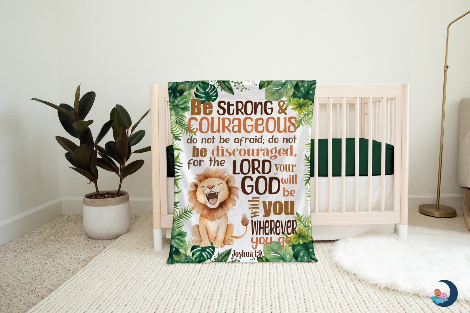 Be Strong & Courageous Blanket (B101)
