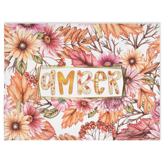 Autumn Flowers Blanket (B221)