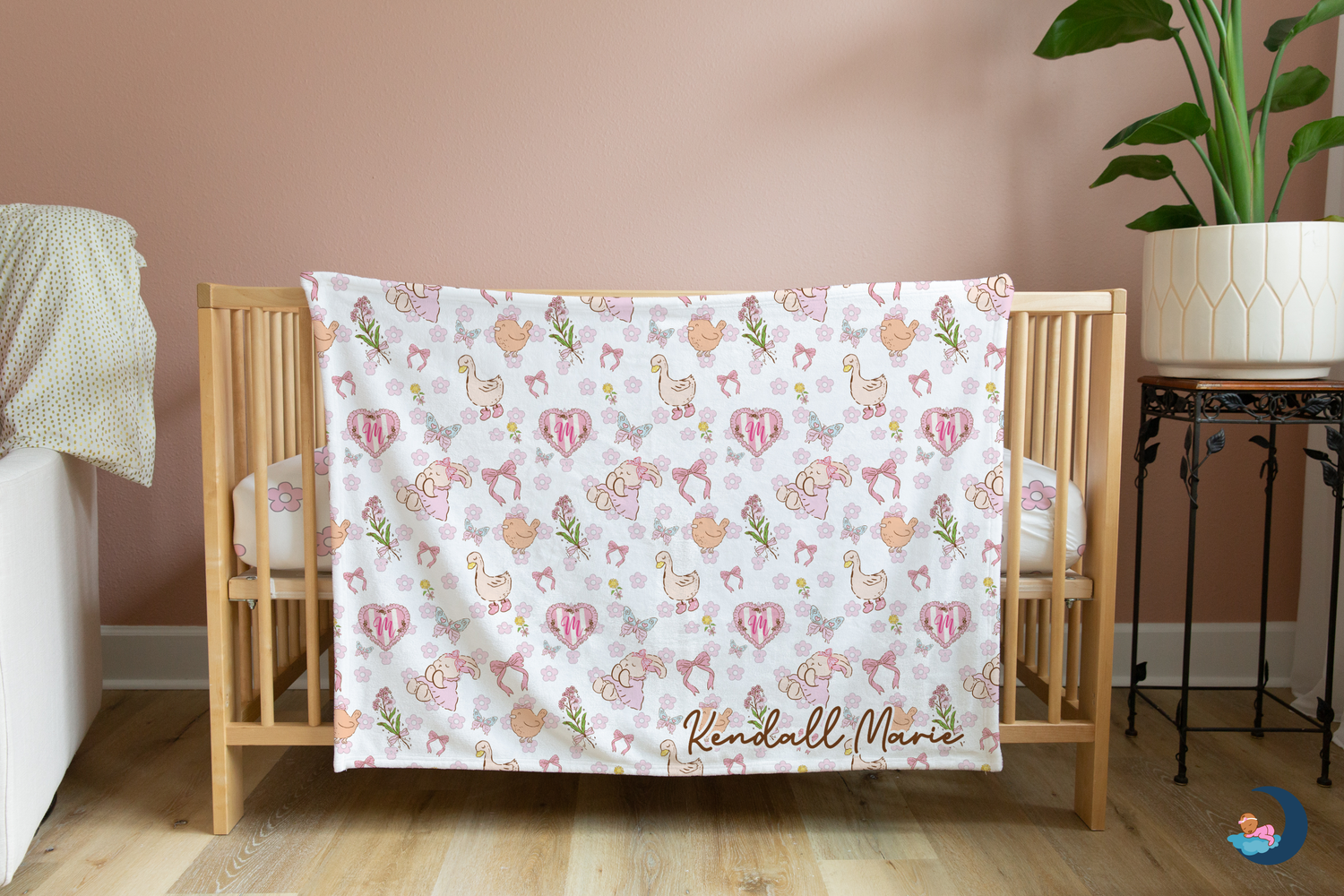 Silly Goose: Kawaii Coquette Friends Blanket (B175)