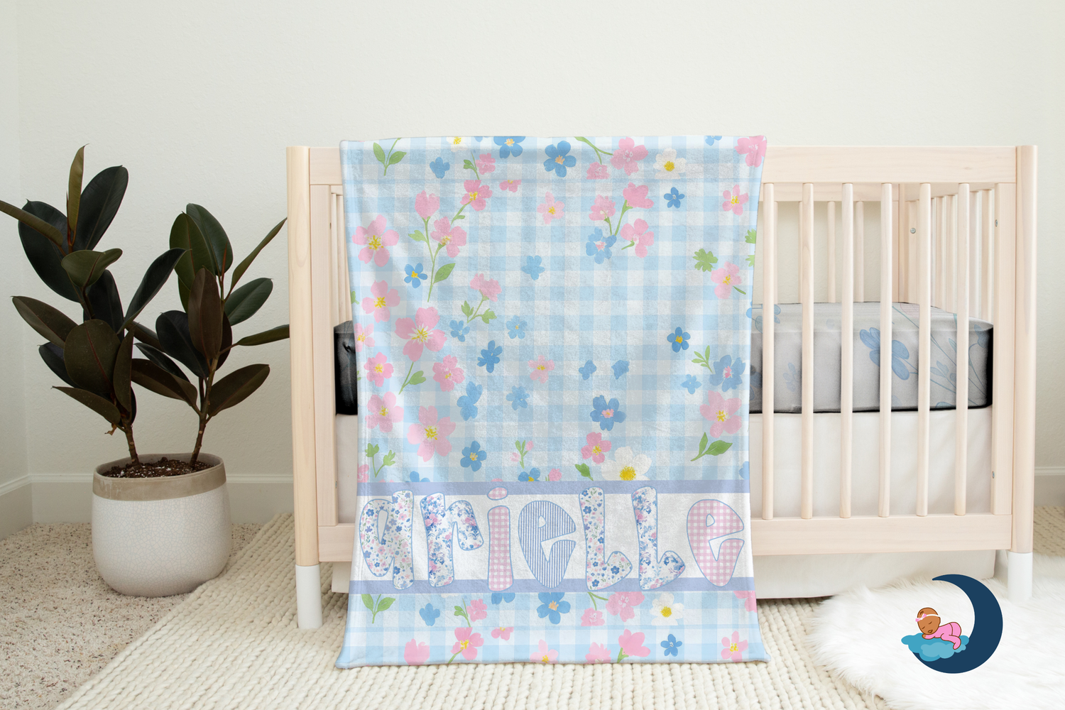 Sweet Spring Flowers Blanket (B189)