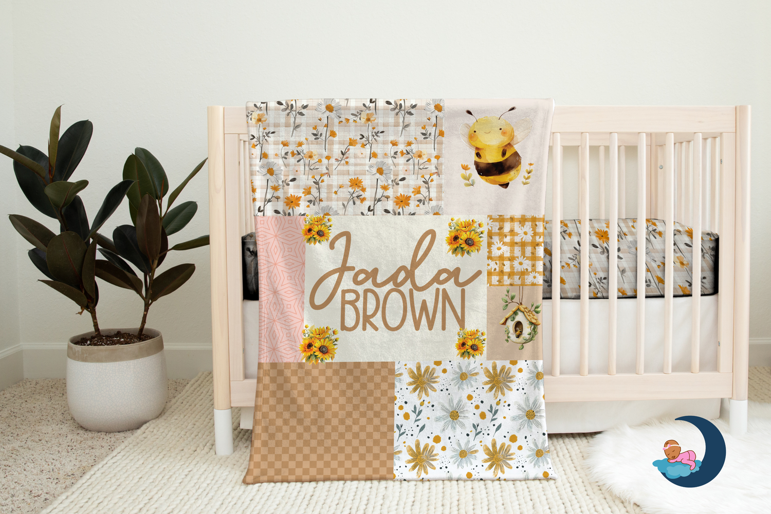 Cottagecore Wildflower Garden Blanket (B171)