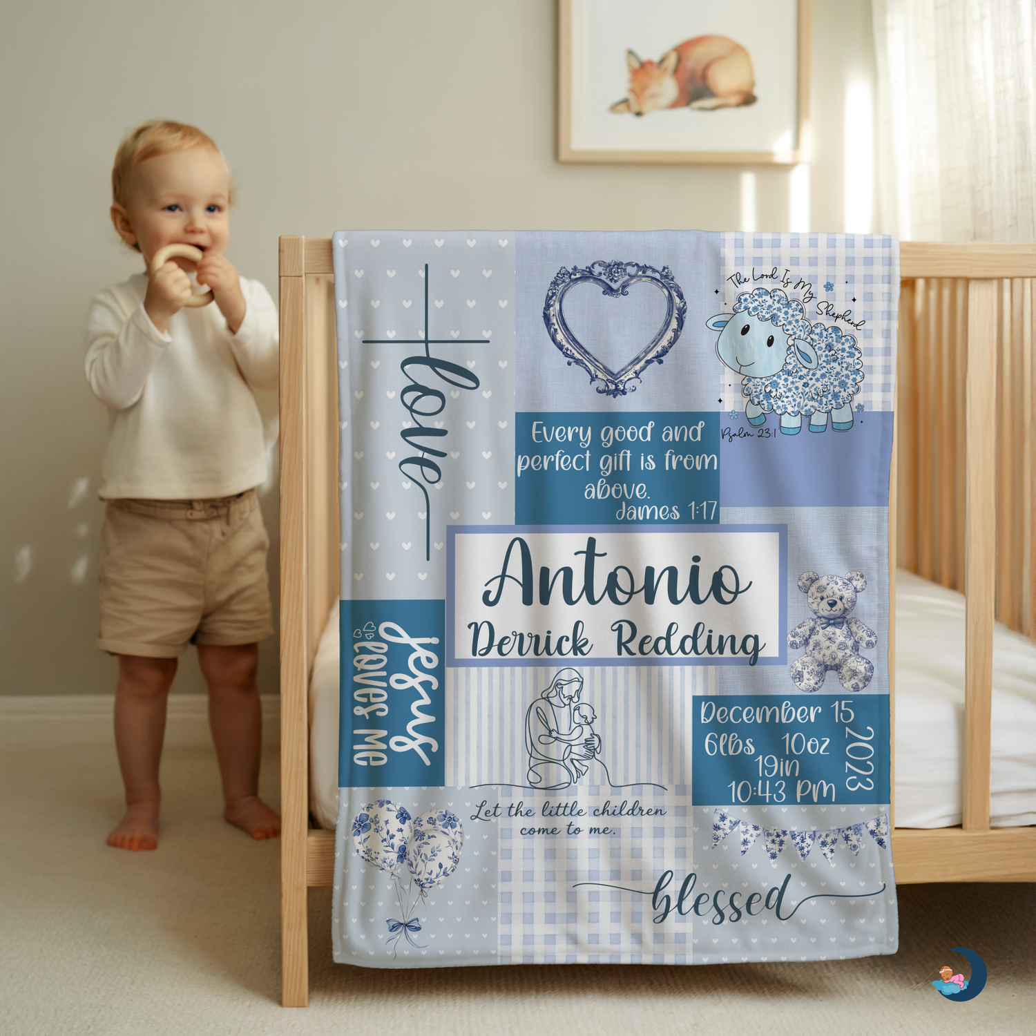 The Lord is my Shepherd Blanket (B254)