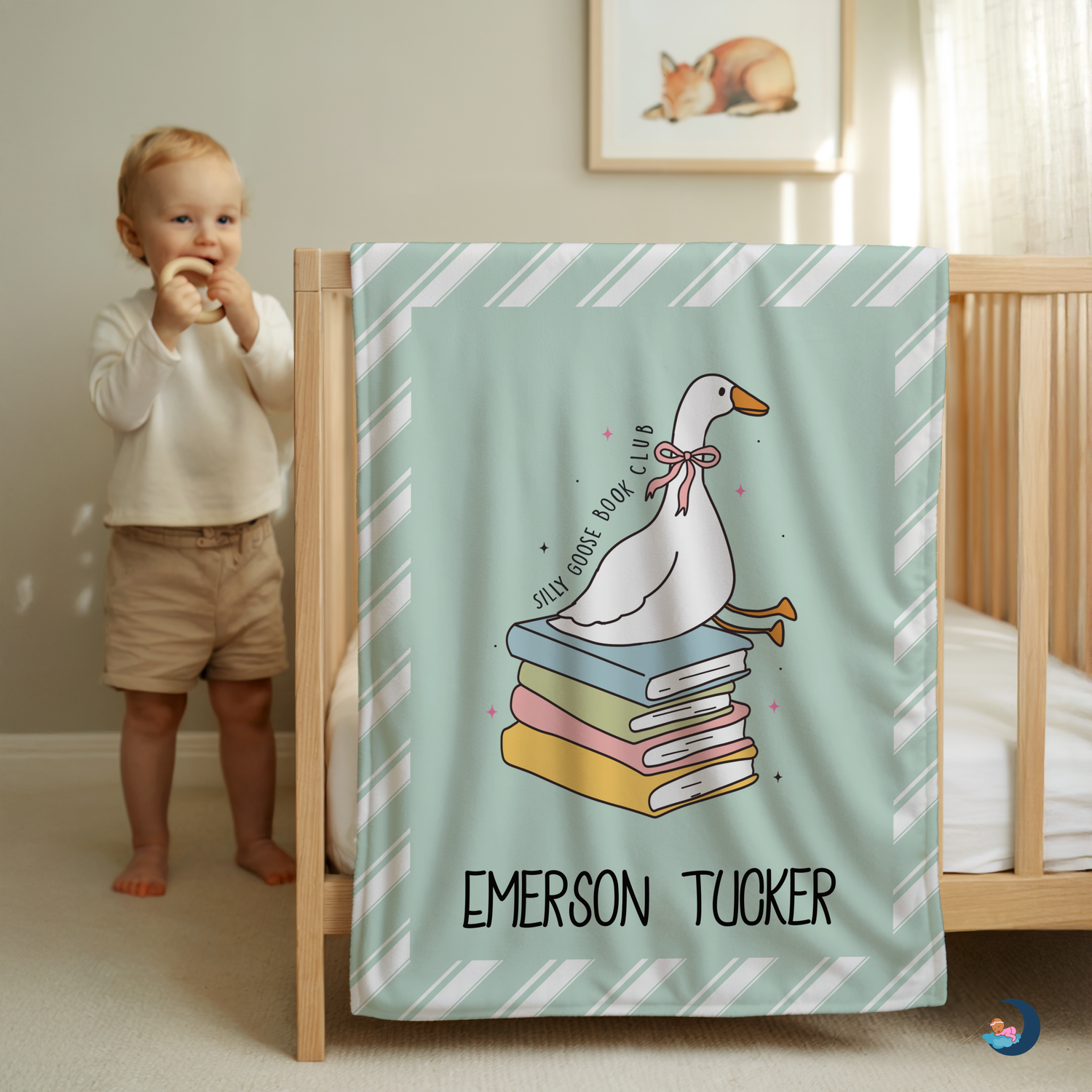 Silly Goose: Book Club Blanket (B180)