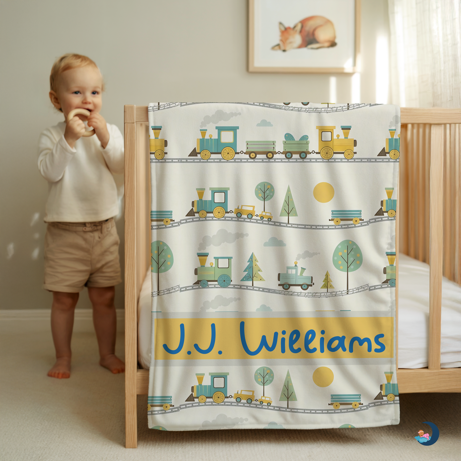Choo Choo Cuddles Blanket (B153)
